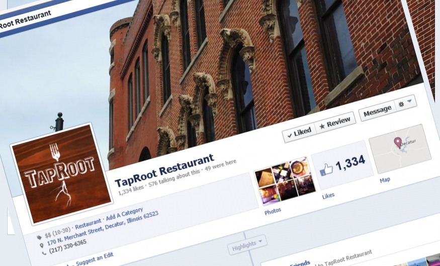 TapRoot Restaurant on Facebook